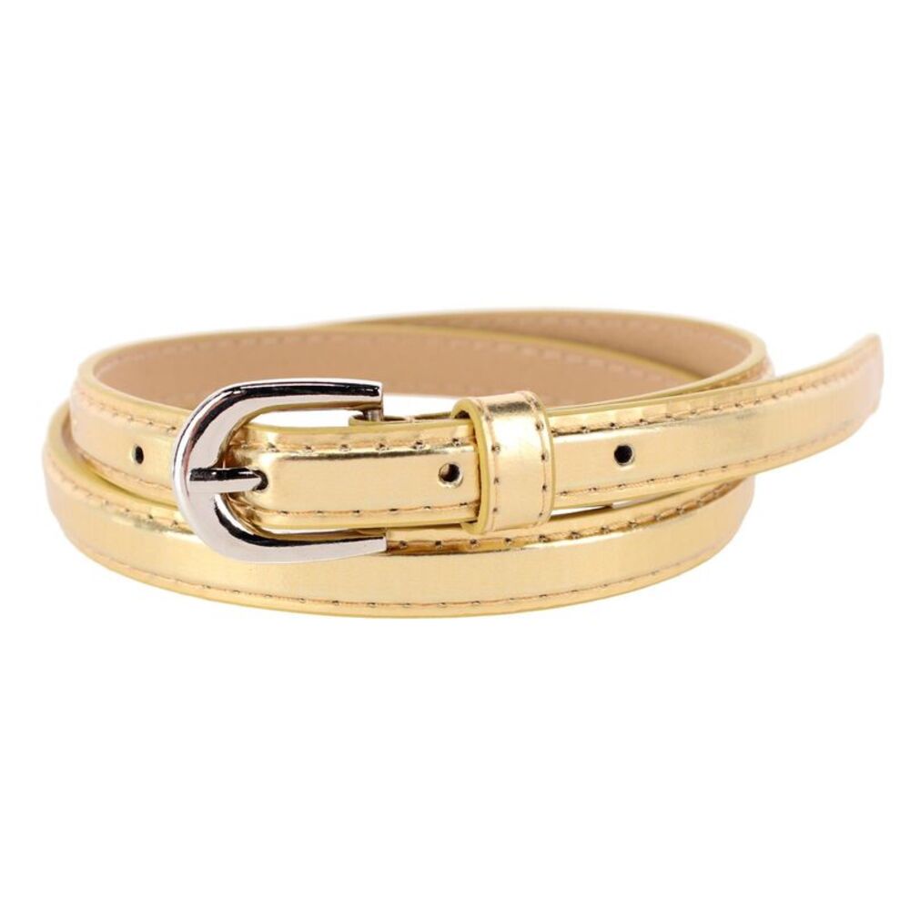 CTM Kid's 1/2 Inch Skinny Dress Belt